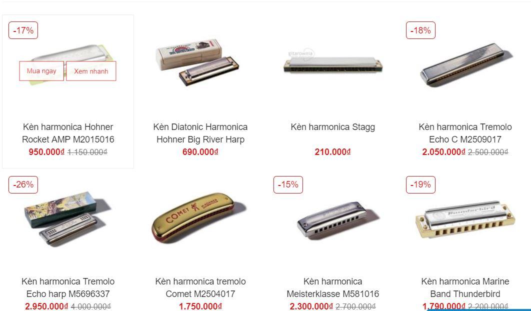 Kèn Harmonica  bán tại Solg.vn
